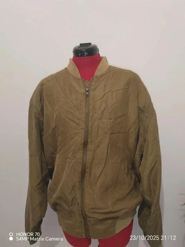 Bombers soltos em seda vintage – photo 2